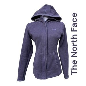 SOLD! The North Face | Banderitas Hooded Fleece Sweater Jacket | Purple | Small